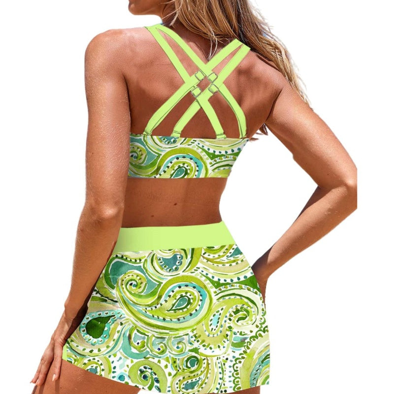 Stylowy zestaw bikini z spódnicą – Elena-Róża-S-Trend Polska