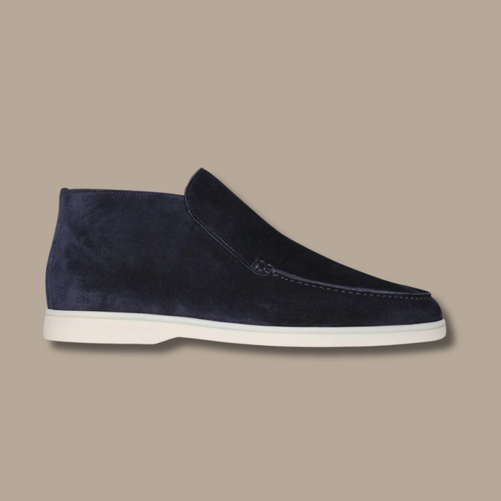 Suède Loafers - LuxeStride SpringFlair-Suede - Navy-38-Trend Polska