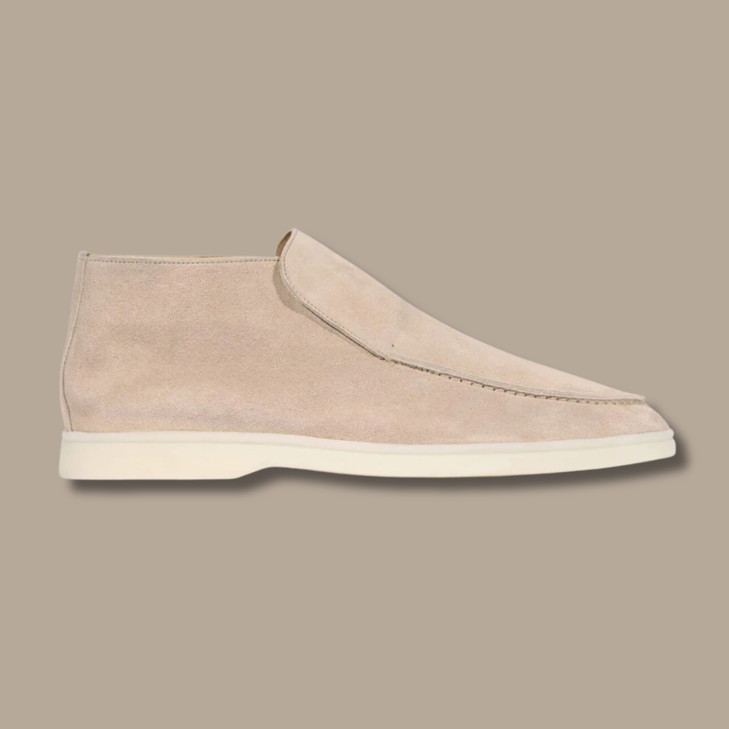 Suède Loafers - LuxeStride SpringFlair-Suede - Beżowy-38-Trend Polska