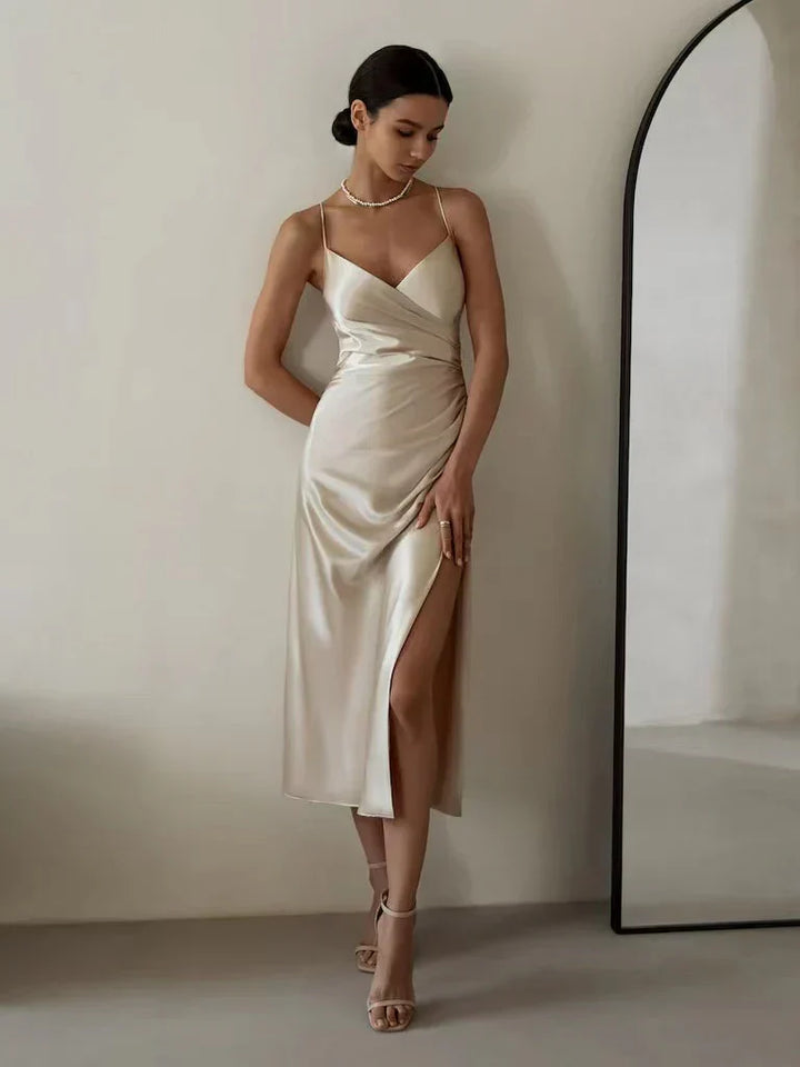 Sukienka bez ramiączek - Luna-Champagne-S-Trend Polska