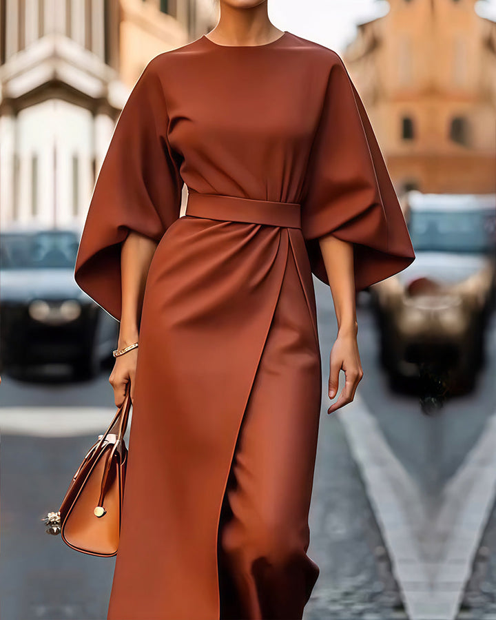 Sukienka letnia - Celestine | Absolutnie elegancki wygląd-Terracottta-XS-Trend Polska