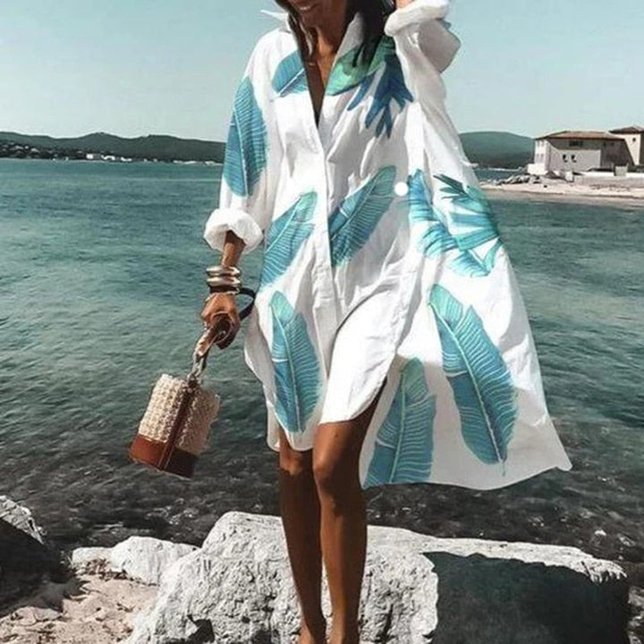Sukienka letnia - Evi-Niebieski-S-Trend Polska