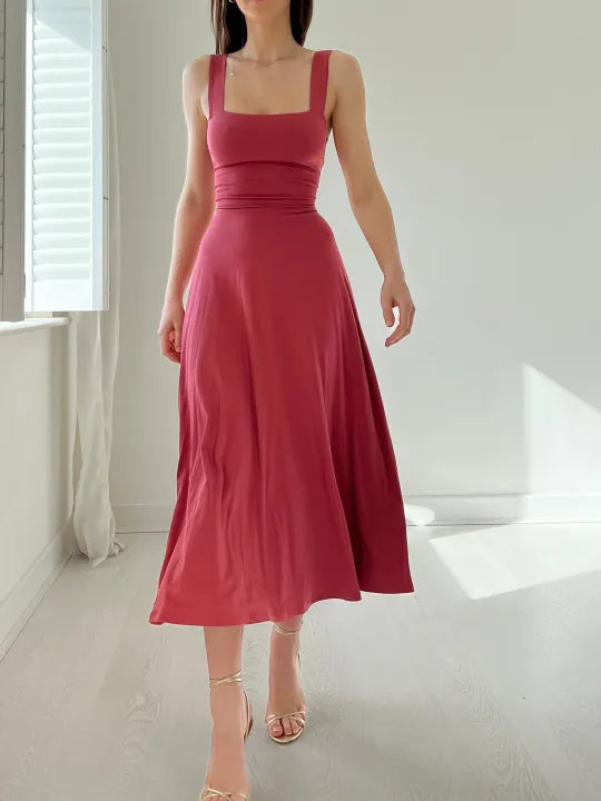 Sukienka letnia – Florentine-Arbuz Czerwony-XS-Trend Polska