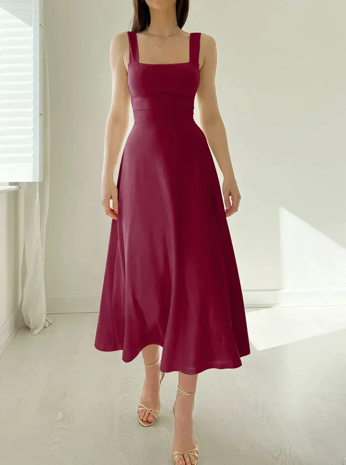 Sukienka letnia – Florentine-Czerwony wino-XS-Trend Polska