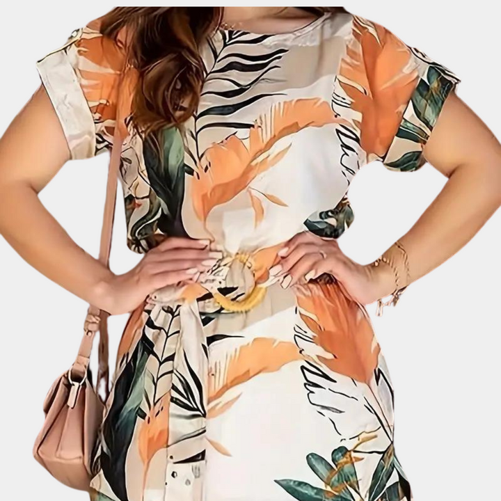 Sukienka letnia z elastycznego materiału – Élodie-S-Trend Polska