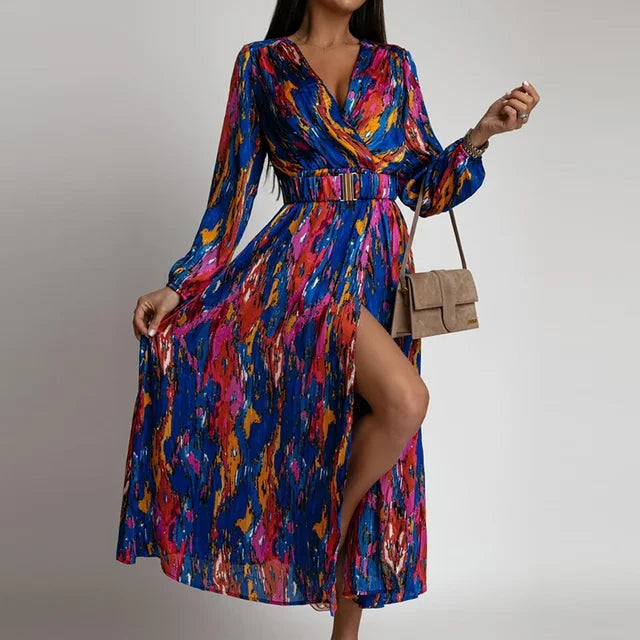 Sukienka Maxi Boho – Seraphina-Niebieski-XS-Trend Polska