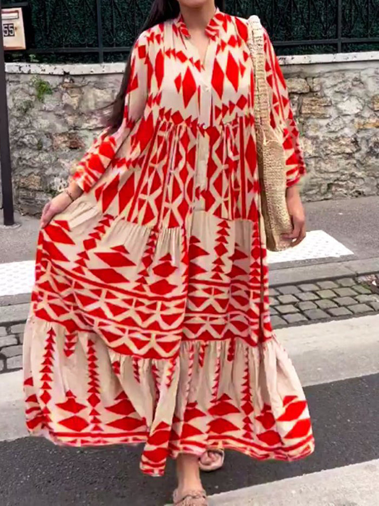 Sukienka maxi – Emilia-Rot-S-Trend Polska