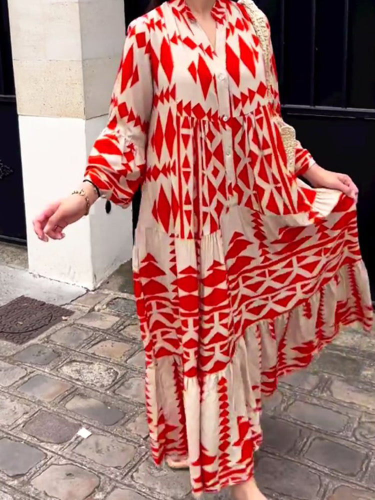 Sukienka maxi – Emilia-Niebieski-S-Trend Polska