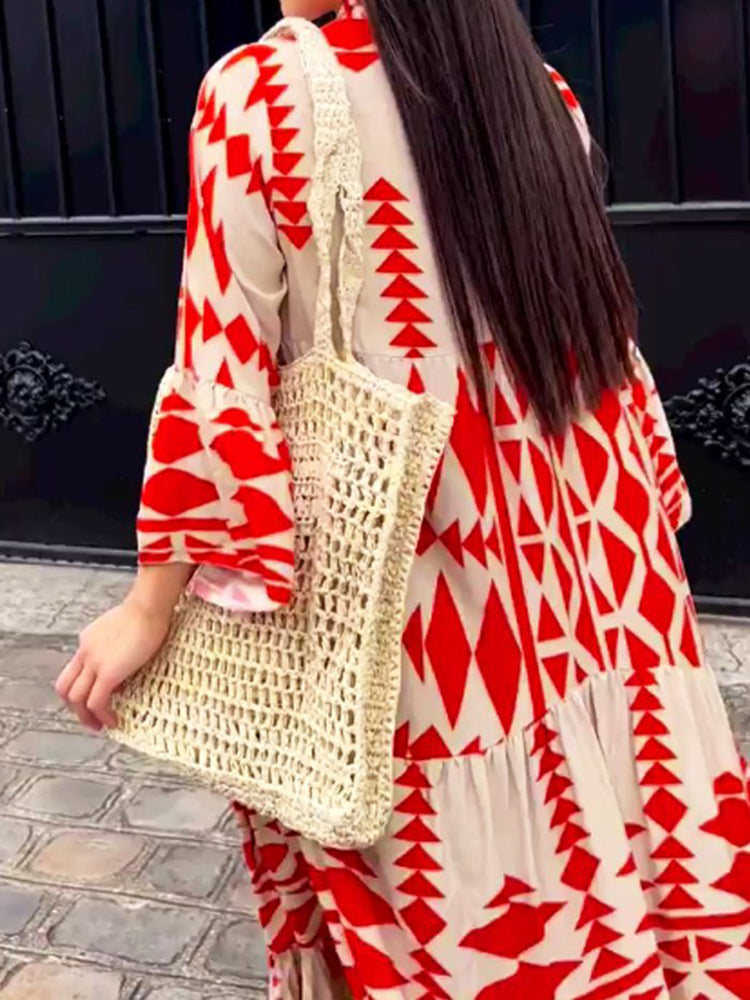 Sukienka maxi – Emilia-Niebieski-S-Trend Polska