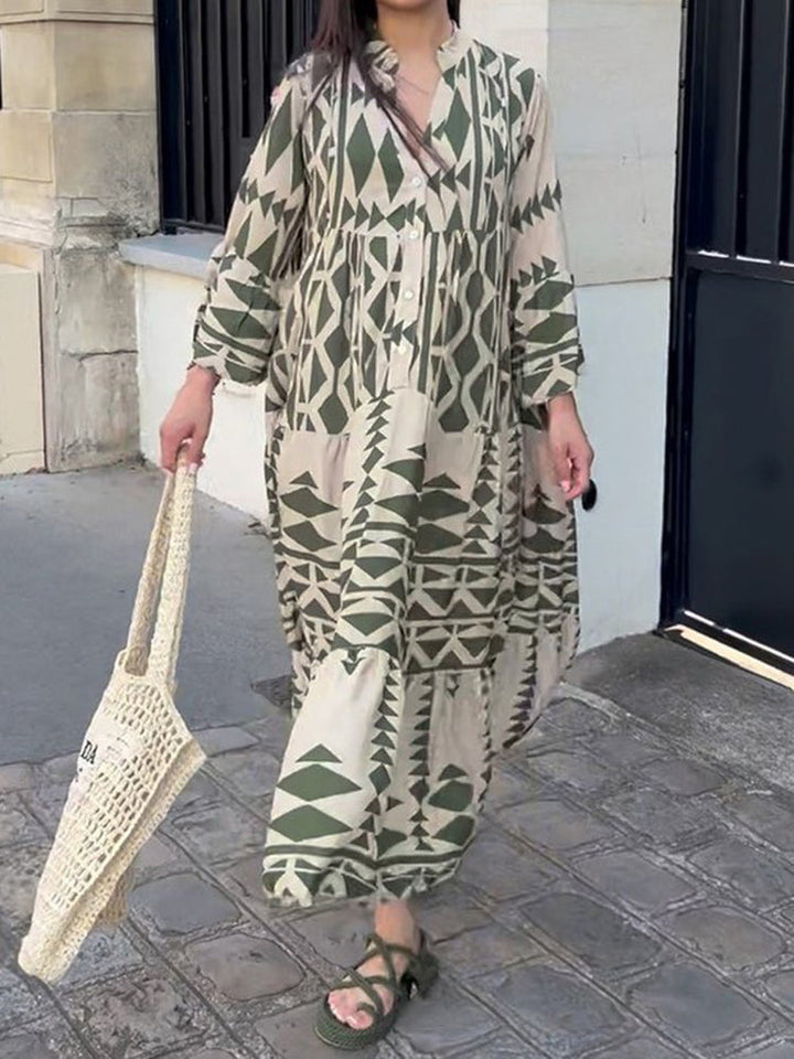 Sukienka maxi – Emilia-Zielony-S-Trend Polska