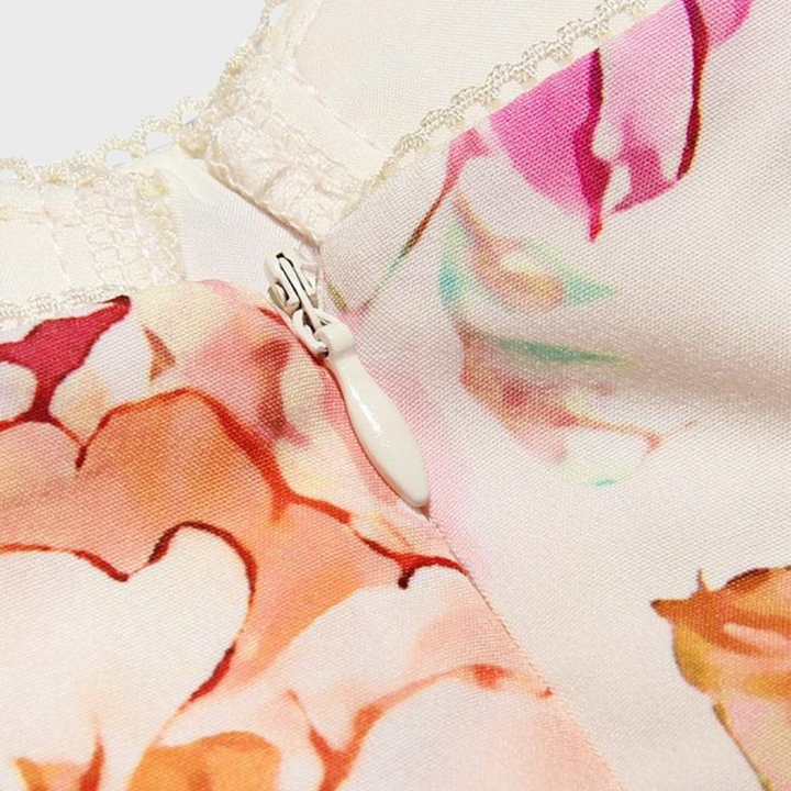 Sukienka midi w kwiaty – Mireille-XS-Trend Polska