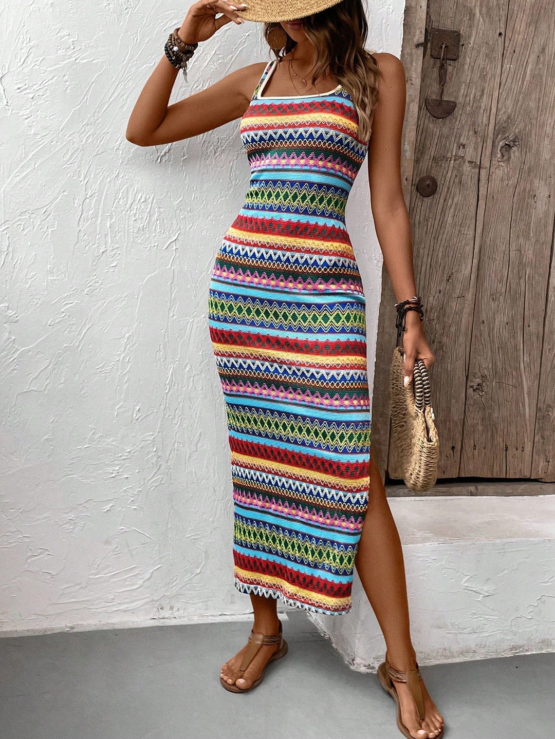 Sukienka plażowa w stylu Ibiza z boho klimatem – Solea-Felroze-XS-Trend Polska