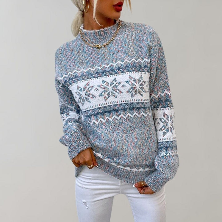 Sweter damski - Elara-Niebieski-XS-Trend Polska