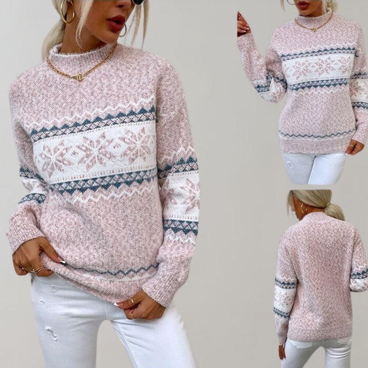 Sweter damski - Elara-Niebieski-XS-Trend Polska
