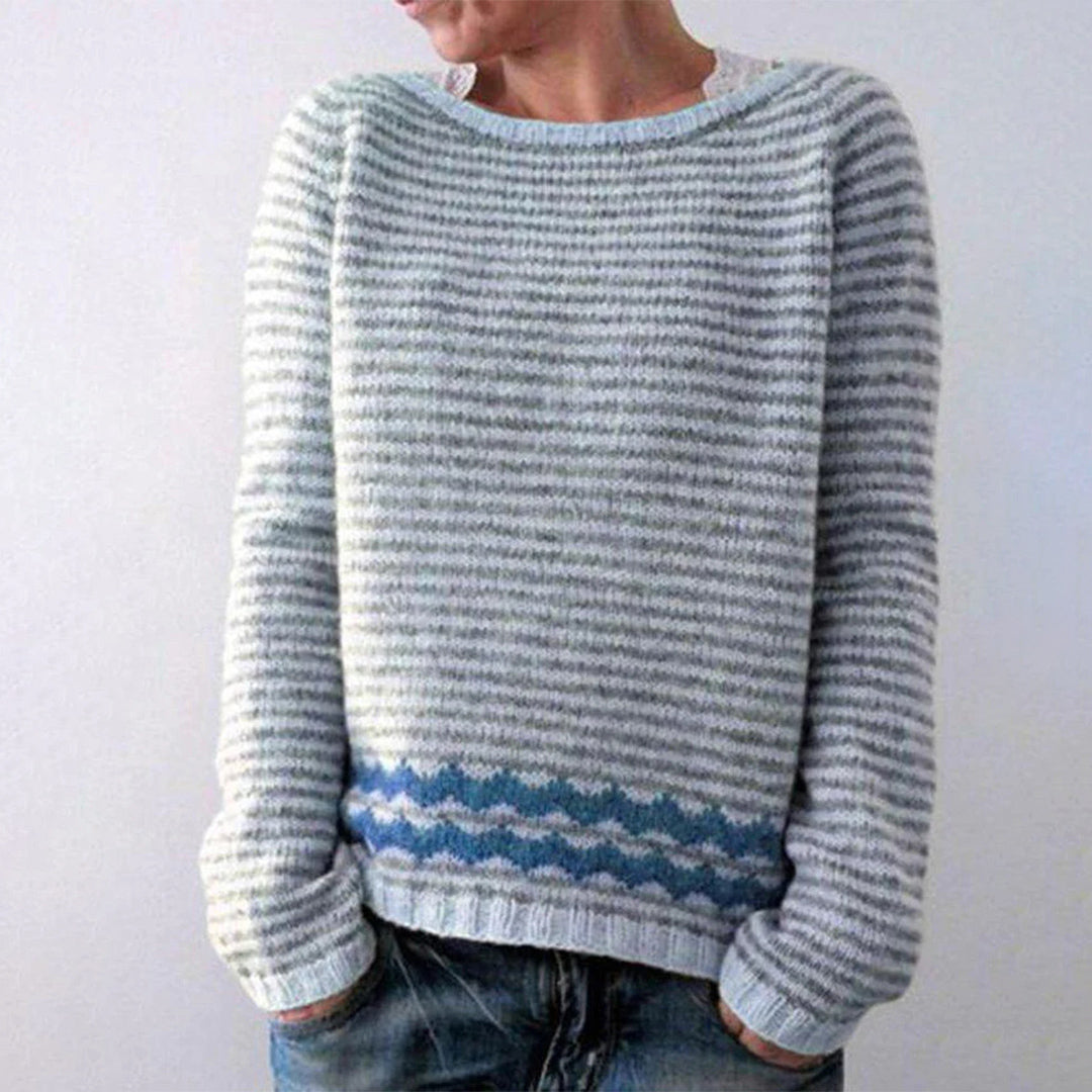 Sweter dla kobiet - Adeline-Streep-S-Trend Polska