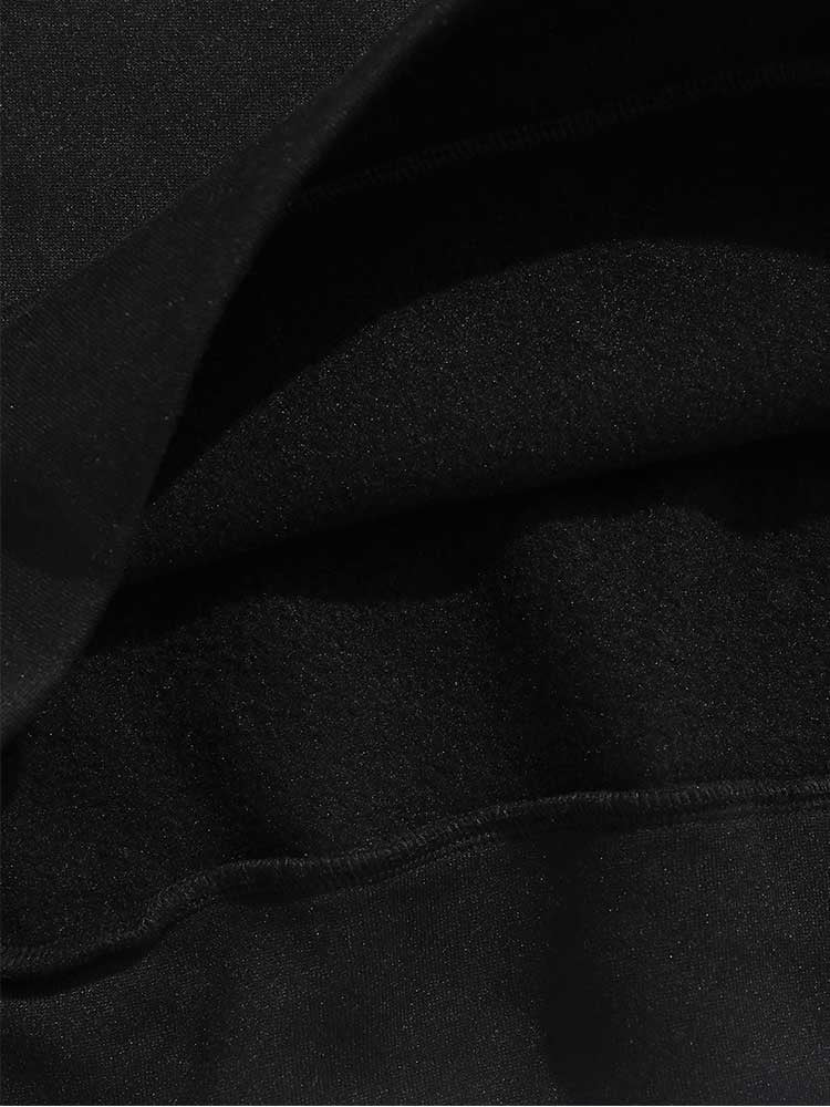 Sweter Męski Z Pół-Zamkiem - Logan-Czarny-XS-Trend Polska