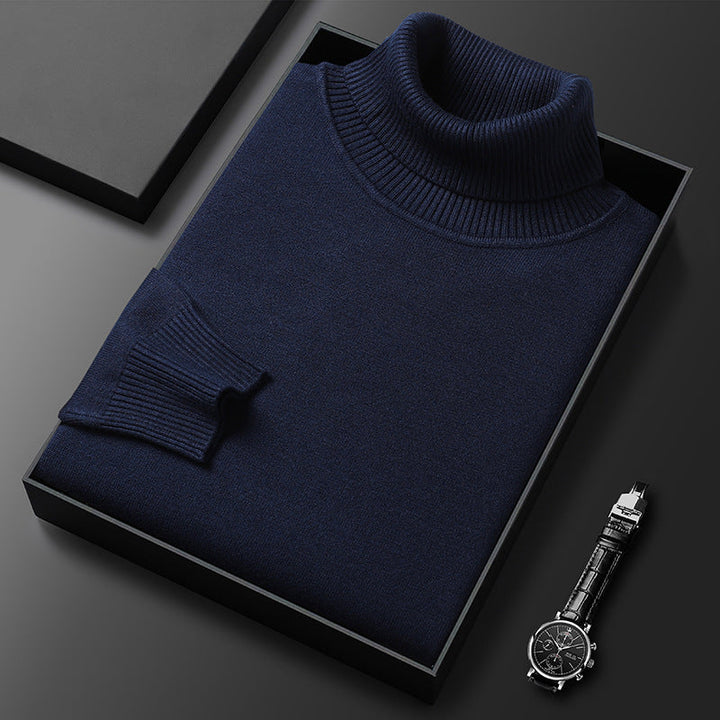 Sweter z mieszanki kaszmiru – Nordin-Ciemnoniebieski-XS-Trend Polska