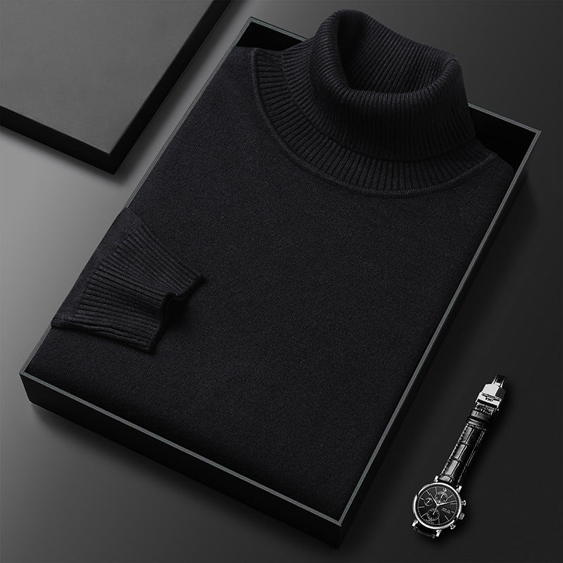 Sweter z mieszanki kaszmiru – Nordin-Czarny-XS-Trend Polska