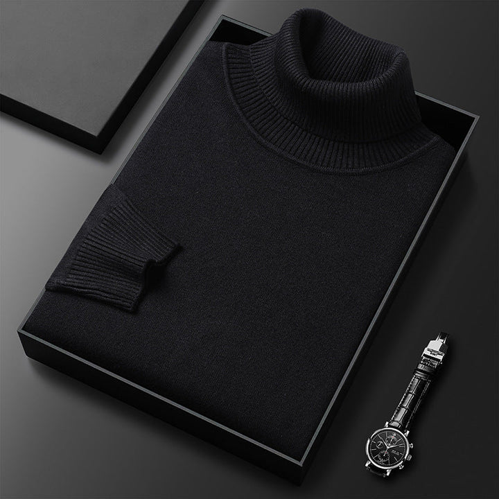 Sweter z mieszanki kaszmiru – Nordin-Czarny-XS-Trend Polska