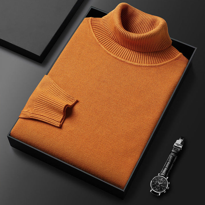 Sweter z mieszanki kaszmiru – Nordin-Pomarańczowy-XS-Trend Polska