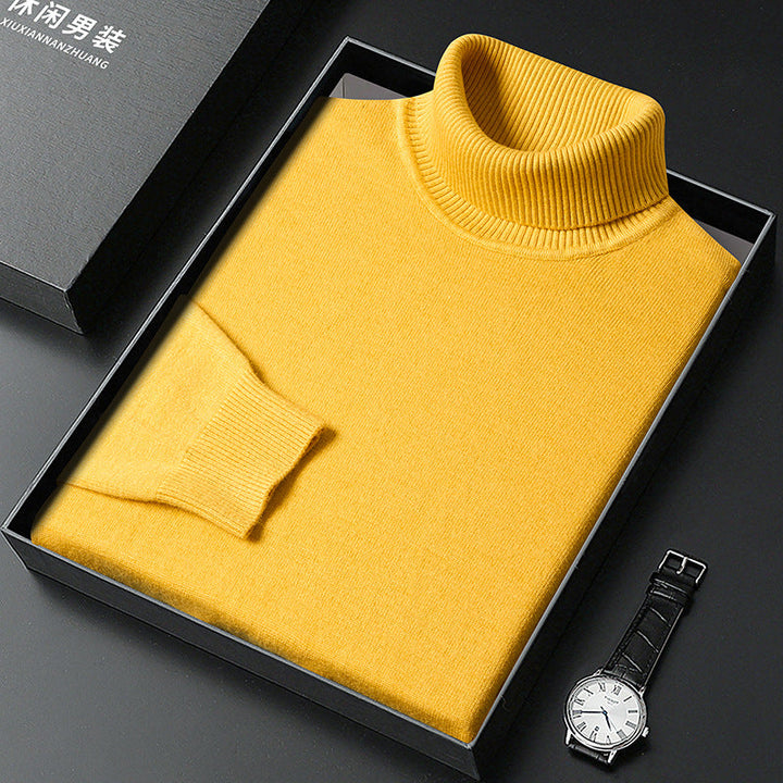 Sweter z mieszanki kaszmiru – Nordin-Beżowy-XS-Trend Polska