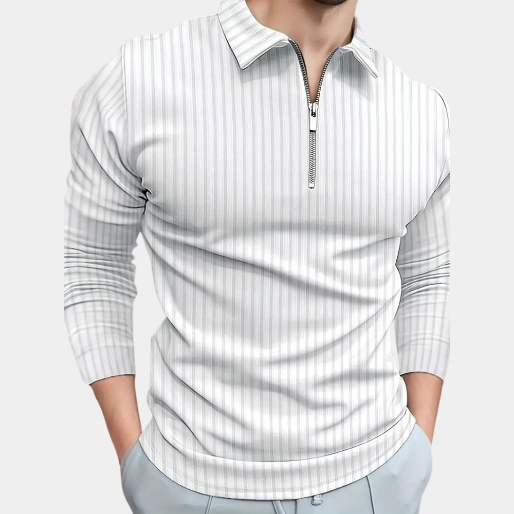Sweter z zamkiem - Bennett-Biały-S-Trend Polska