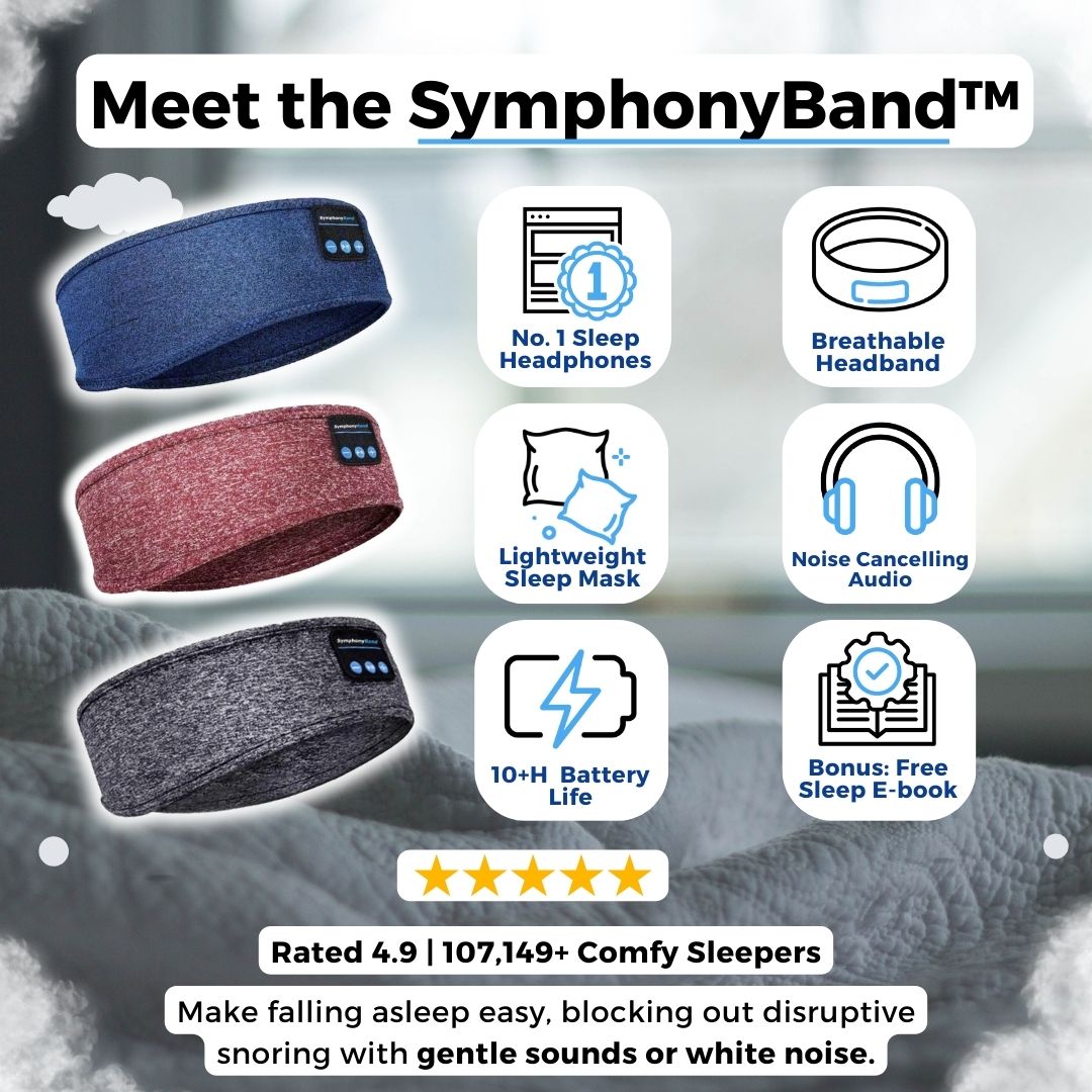 SymphonyBand™ – Słuchawki do spania-Oceaniczny Niebieski-Trend Polska