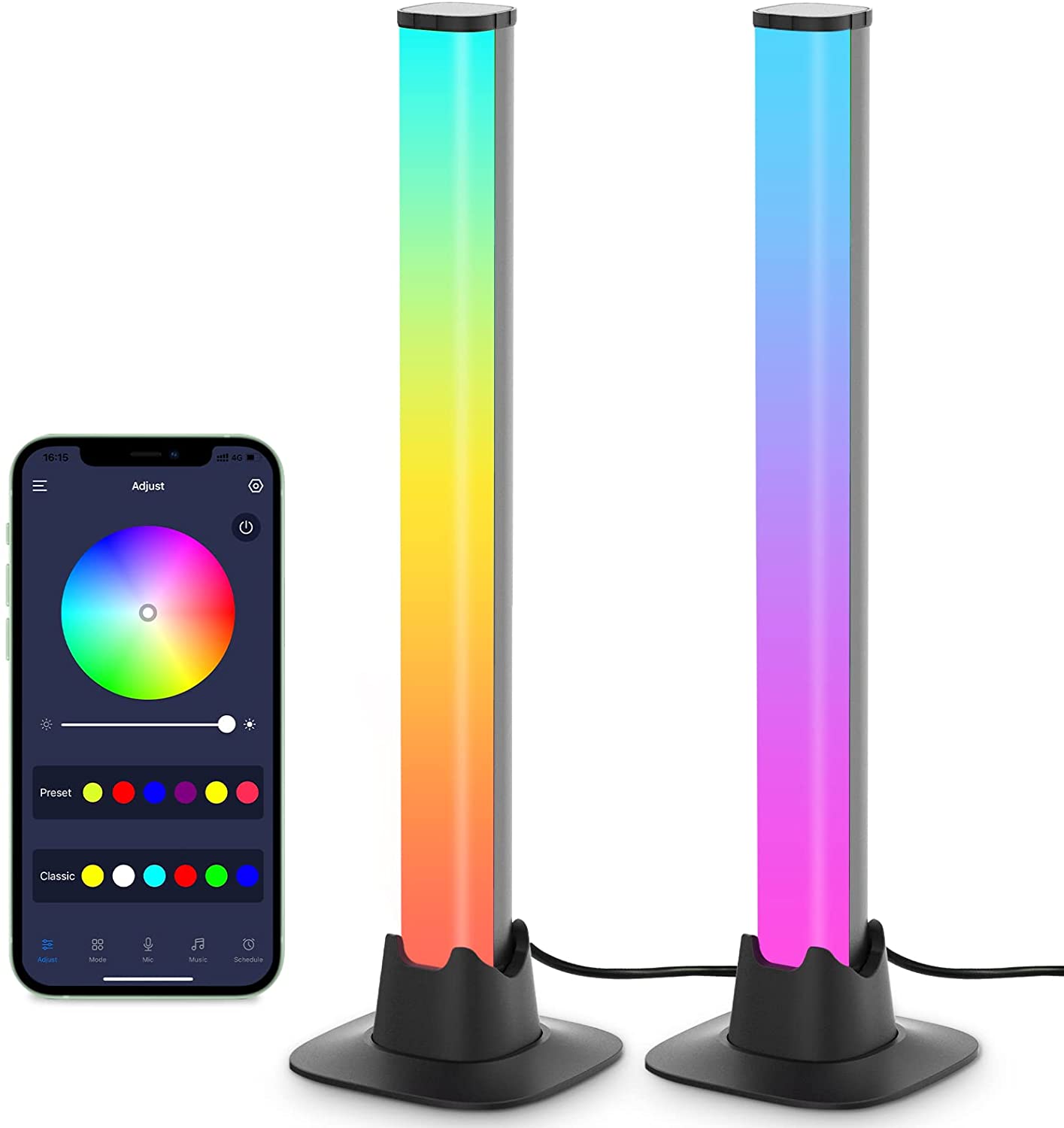 Synchronizacja muzyki LED paski świetlne - LumiRhythm-2-Trend Polska