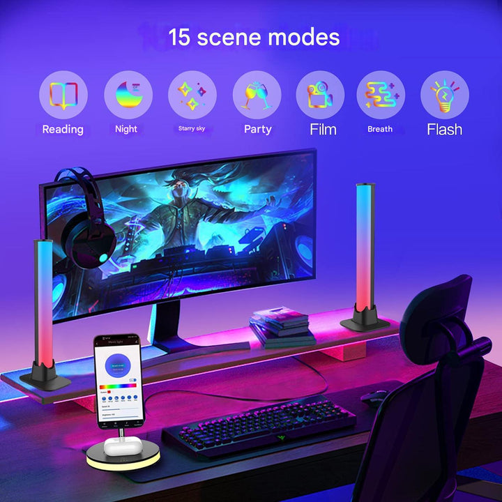 Muzieksynchronisatie LED Lichtbalken - LumiRhythm