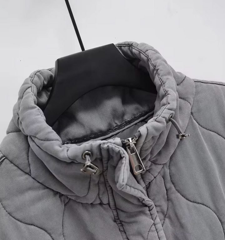 Szara bezrękawnik z bawełny – Thalia-XS-Trend Polska