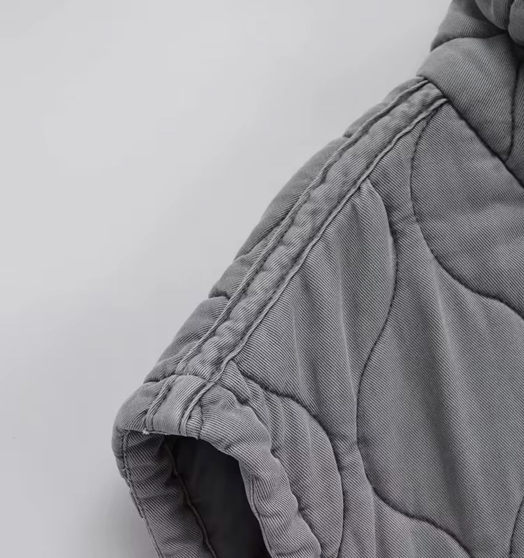 Szara bezrękawnik z bawełny – Thalia-XS-Trend Polska