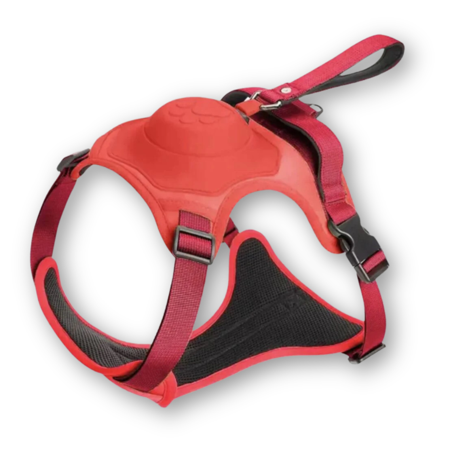 Szelki i smycz w jednym - FlexiLead-Czerwony-M - (5-13 Kg)-Trend Polska