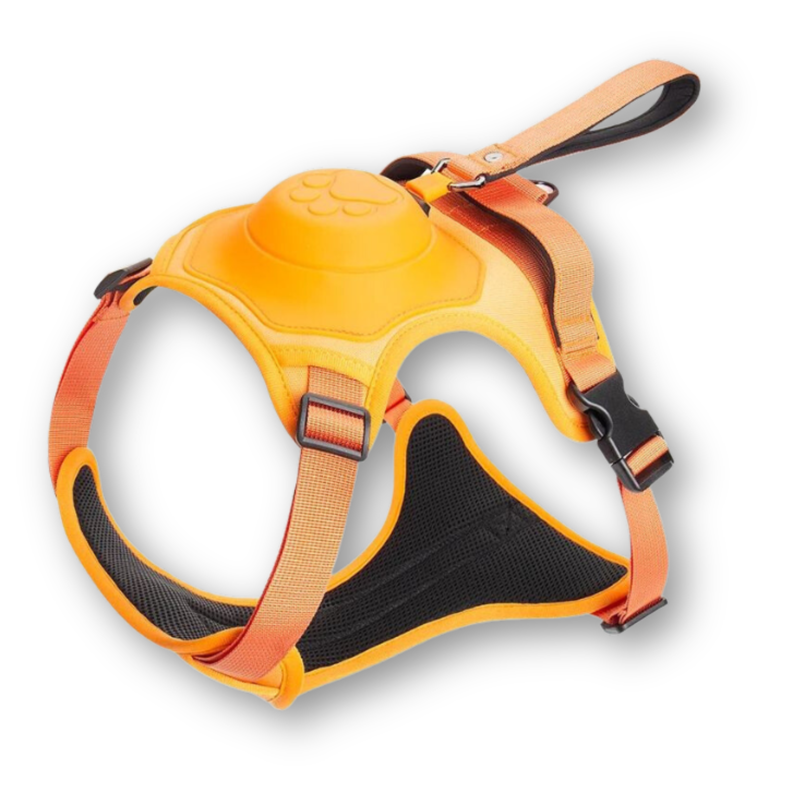 Szelki i smycz w jednym - FlexiLead-Pomarańczowy-M - (5-13 Kg)-Trend Polska