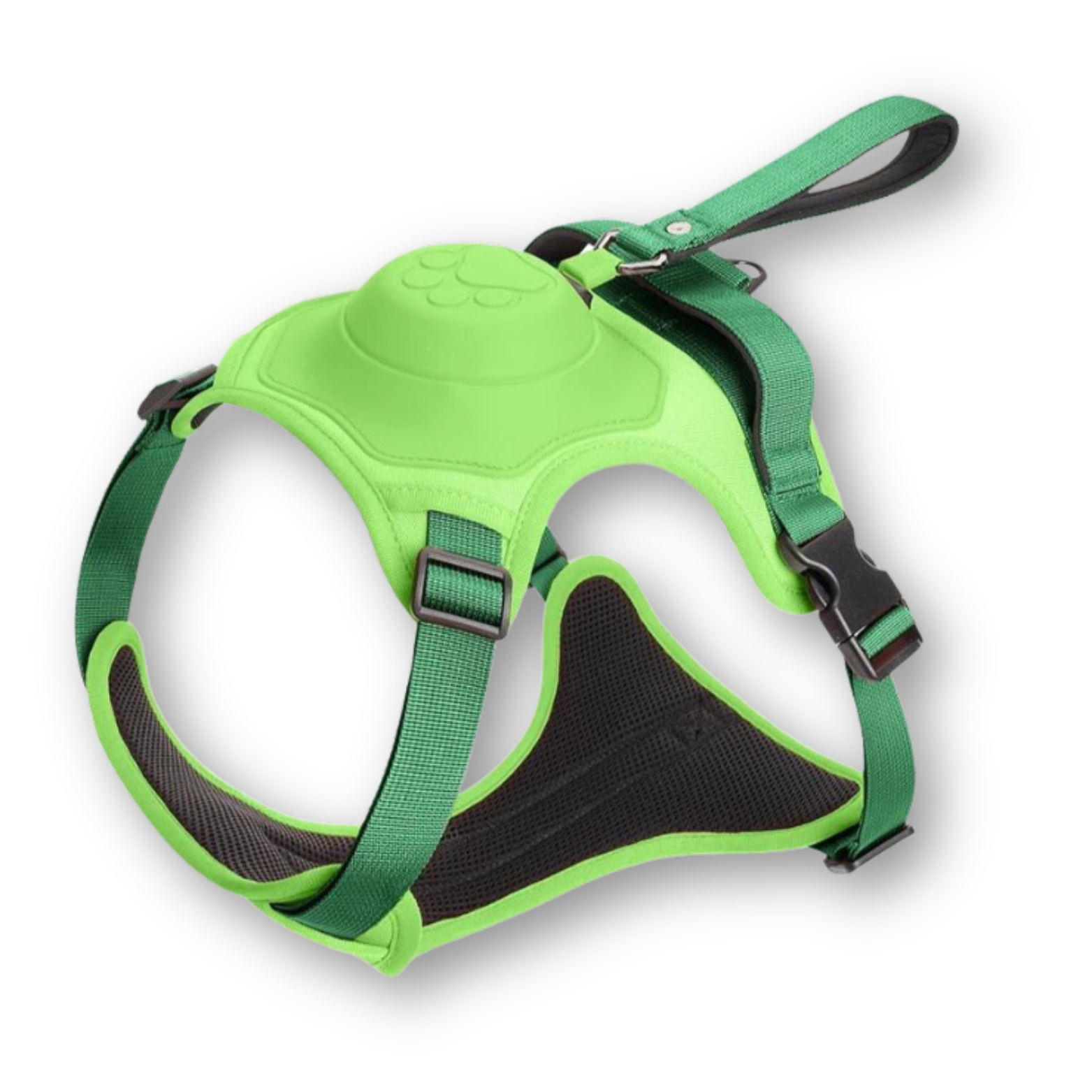 Szelki i smycz w jednym - FlexiLead-Zielony-M - (5-13 Kg)-Trend Polska