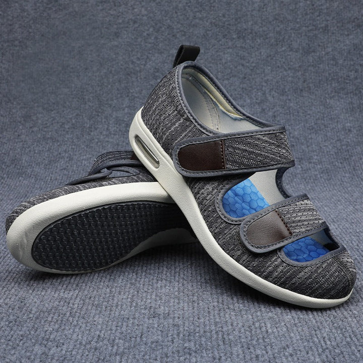 Szerokie ortopedyczne buty komfortowe – Atlas-Ciemnoszary-37-Trend Polska