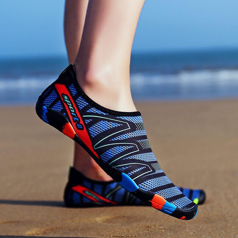 Szybkoschnące buty wodne – AquaFlex-ciemnoniebieski-35-Trend Polska