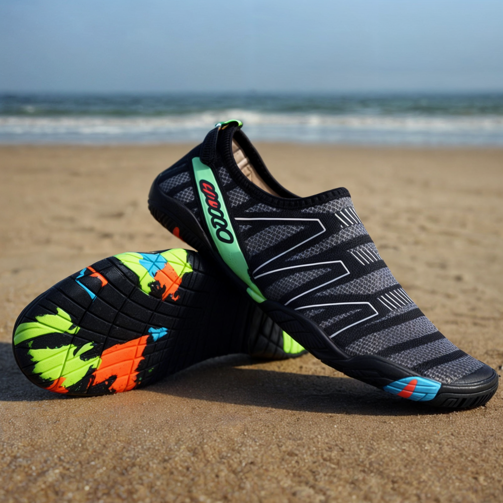 Szybkoschnące buty wodne – AquaFlex-ciemnoniebieski-35-Trend Polska