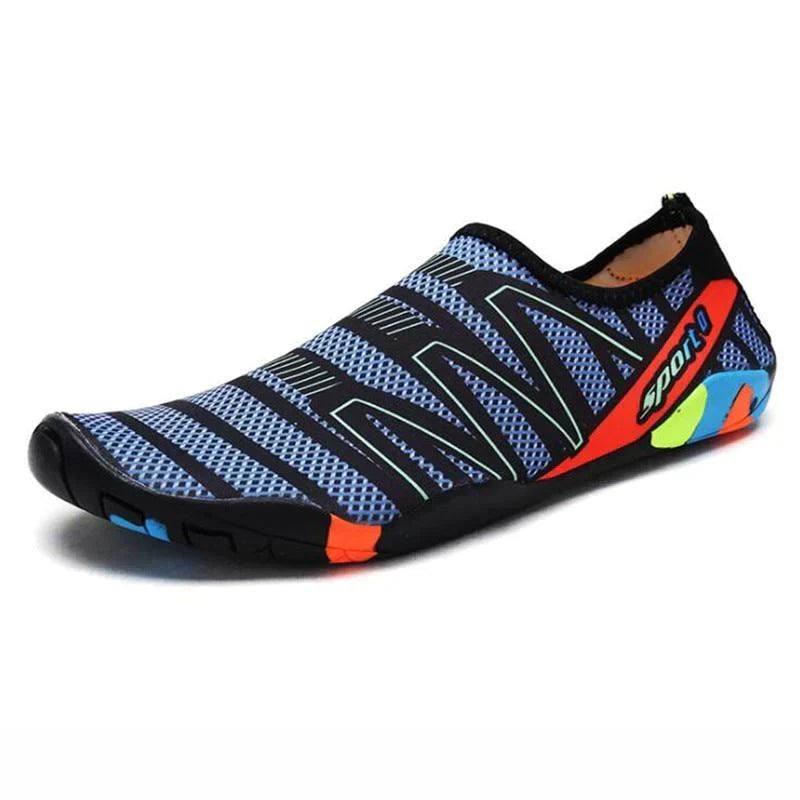 Szybkoschnące buty wodne – AquaFlex-ciemnoniebieski-35-Trend Polska