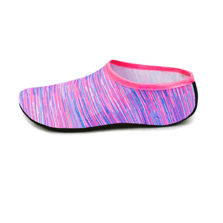 Szybkoschnące uniseksowe buty wodne - WaveStep-Paski czerwone-XS-Trend Polska