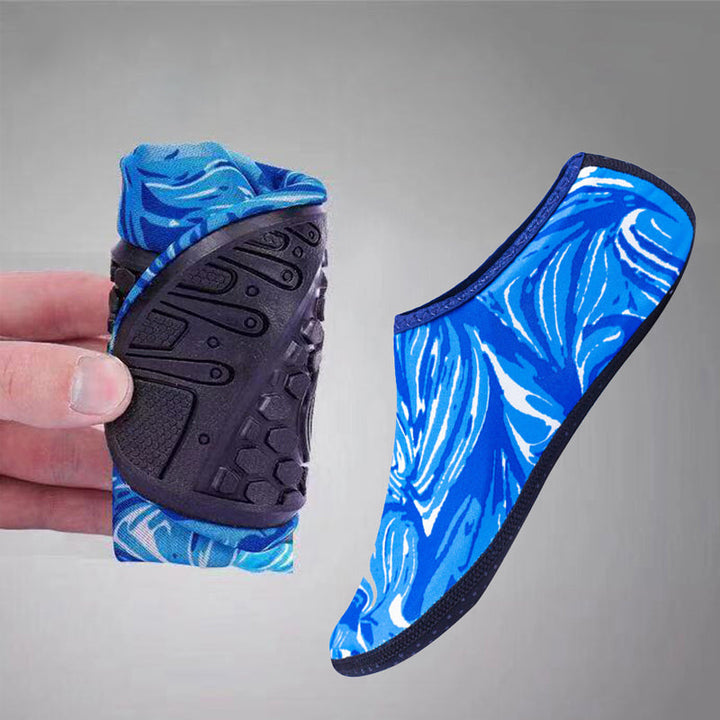 Szybkoschnące uniseksowe buty wodne - WaveStep-Kamuflaż czerwony-XS-Trend Polska