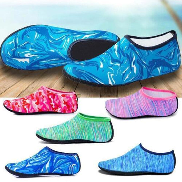 Szybkoschnące uniseksowe buty wodne - WaveStep-Kamuflaż czerwony-XS-Trend Polska