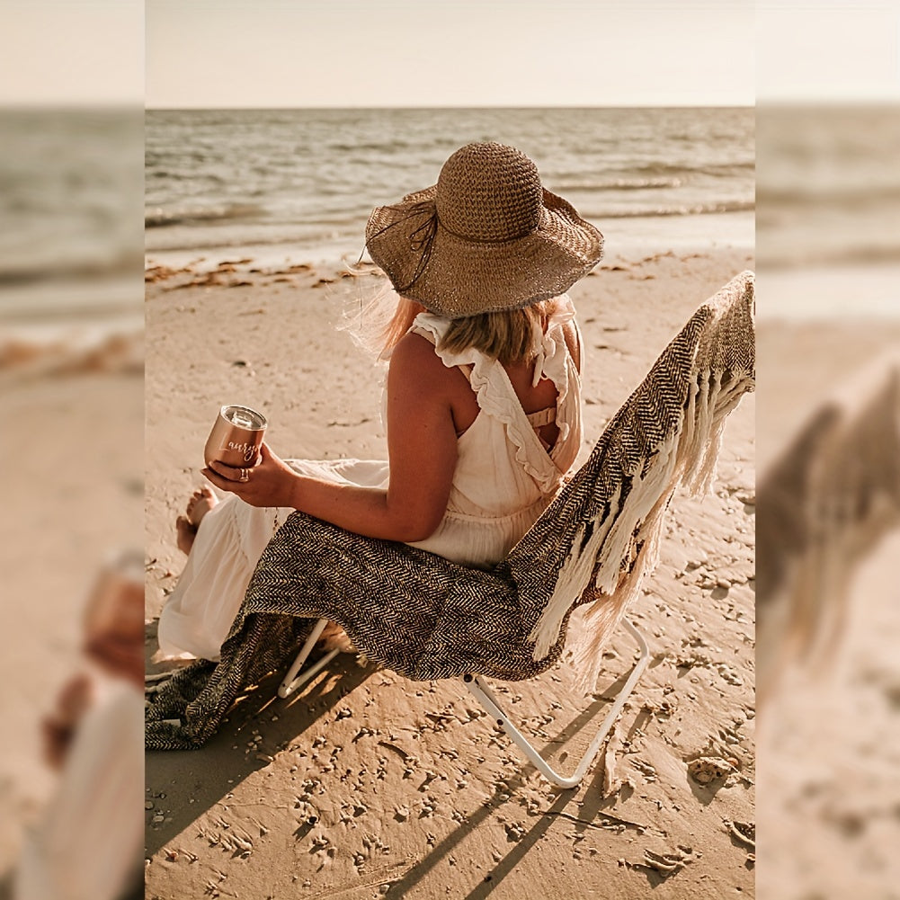 Szydełkowy kapelusz Boho na letnie podróże – Elouan-Beżowy-Trend Polska
