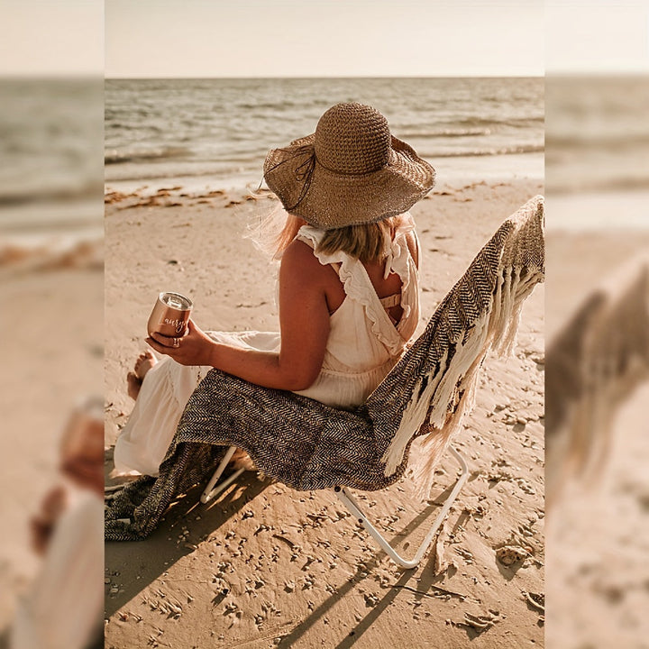 Szydełkowy kapelusz Boho na letnie podróże – Elouan-Beżowy-Trend Polska