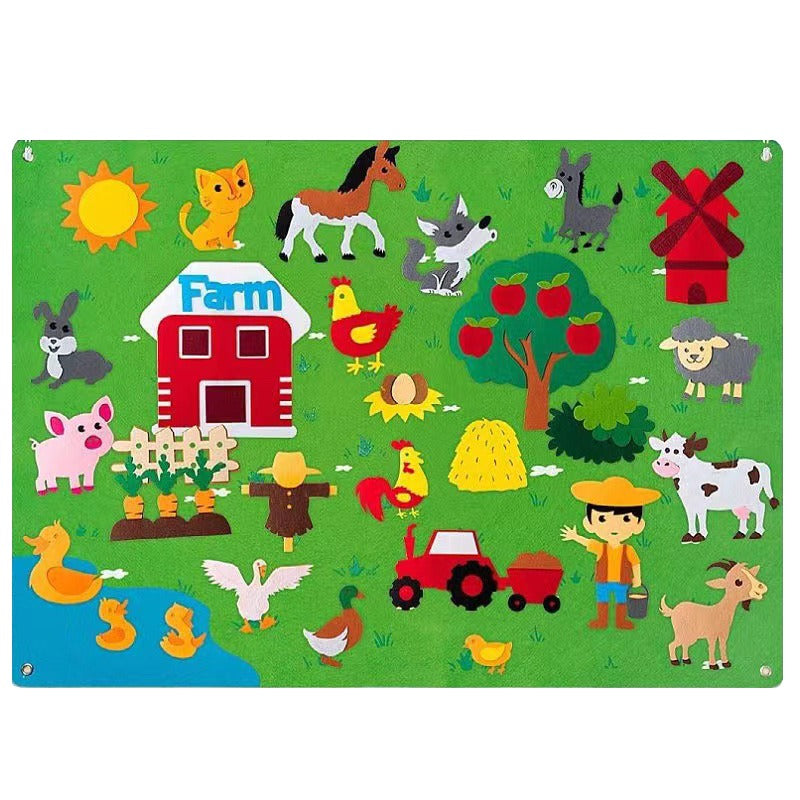 Tablica Filcowa dla Malucha - FantasyFelt-Farma-Trend Polska