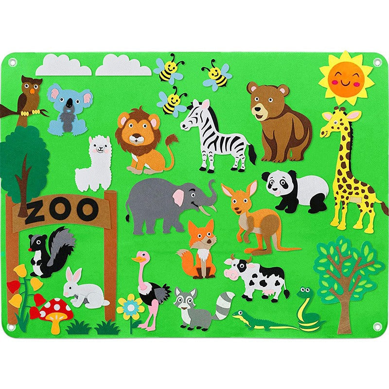Tablica Filcowa dla Malucha - FantasyFelt-Zoo-Trend Polska