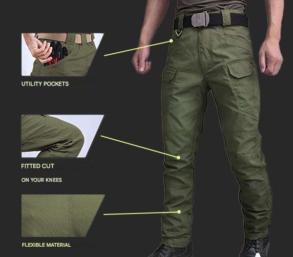 Taktyczne męskie spodnie – Jasper-Czarny-S-Trend Polska