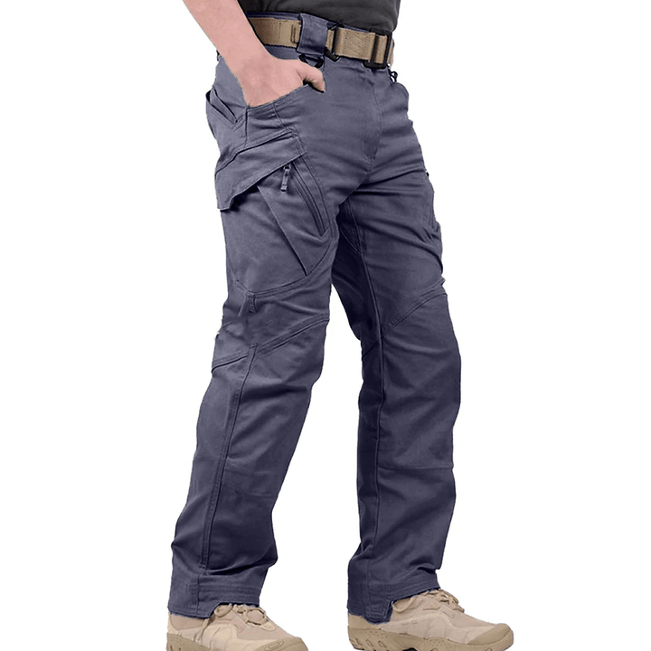 Taktyczne spodnie cargo outdoorowe | Spodnie Nova Stretch Cargo dla mężczyzn-Szary-S-Trend Polska