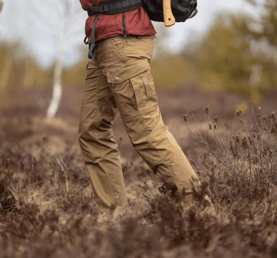 Taktyczne spodnie cargo outdoorowe | Spodnie Nova Stretch Cargo dla mężczyzn-Khaki-S-Trend Polska