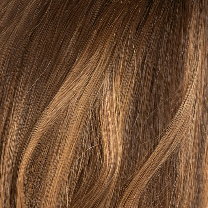 Tape-in Hairextensions – Veloura Tape (Ciepły brąz balayage 2+7)-Trend Polska