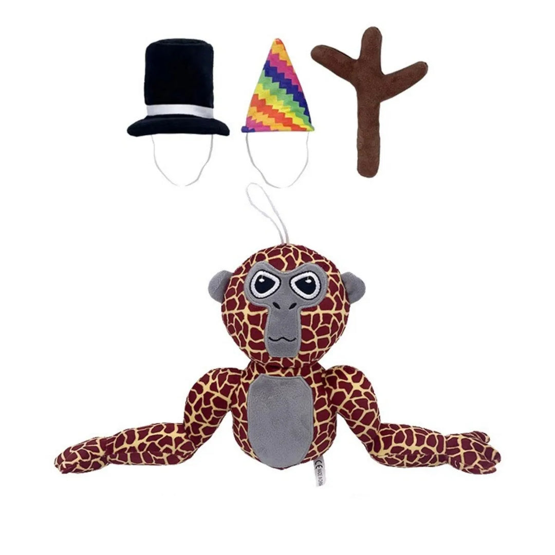 Kolorowa Pluszowa Figurka Goryla - FunkyGorilla